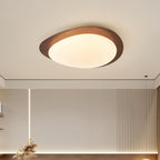 Quisti Pebble Walnut Ceiling Light