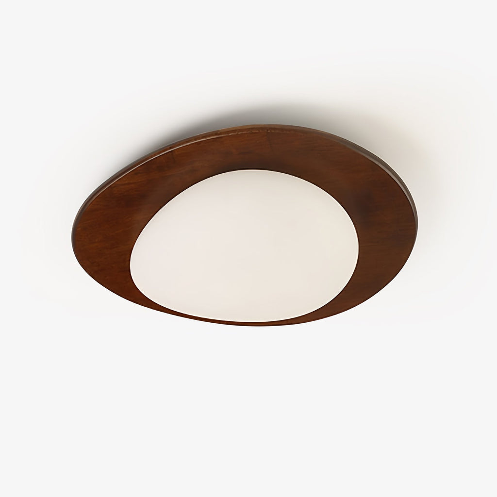 Lampada da soffitto in legno Pebble