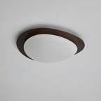 Lampada da soffitto in legno Pebble