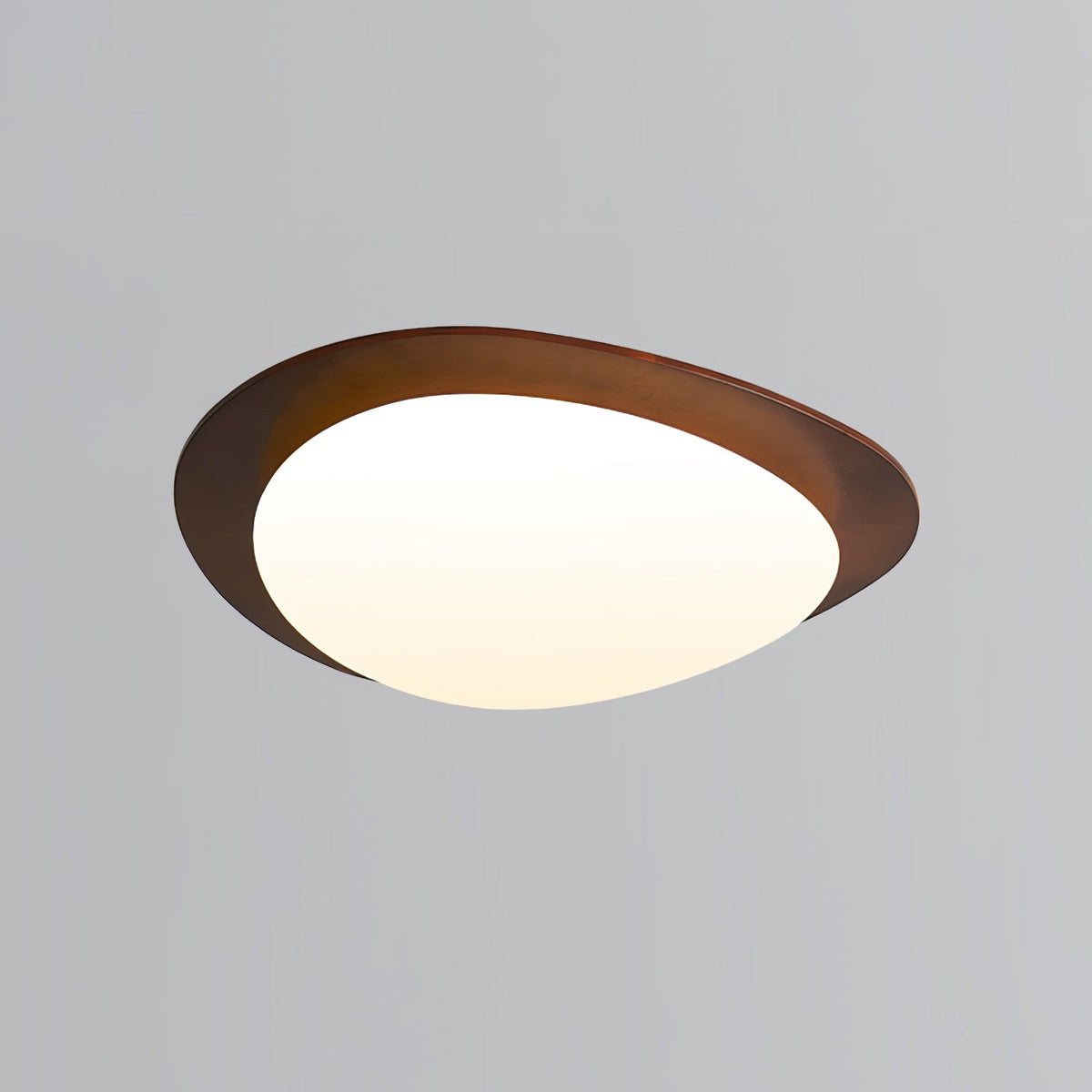 Lampada da soffitto in legno Pebble