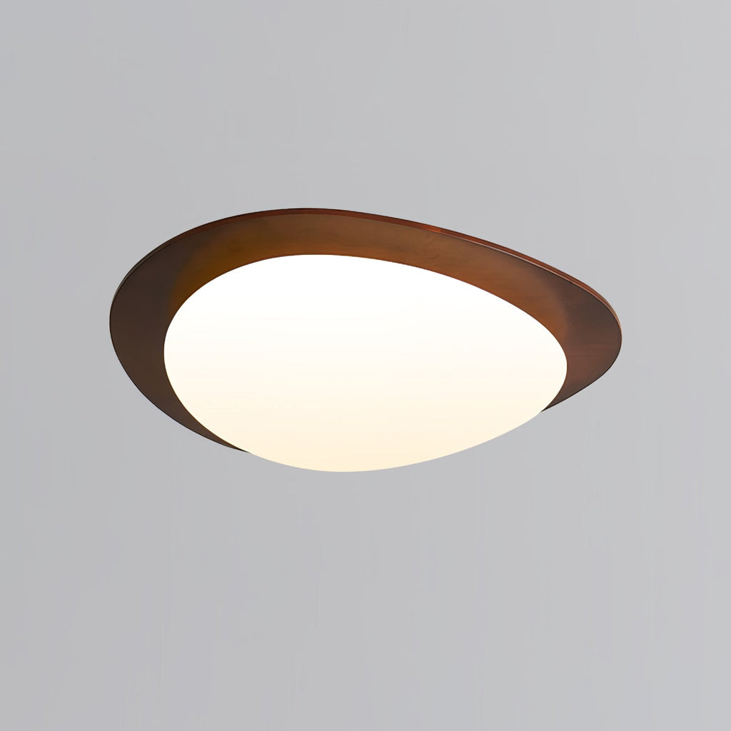 Lampada da soffitto in legno Pebble