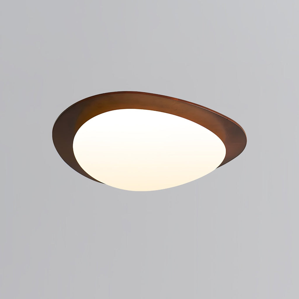 Lampada da soffitto in legno Pebble