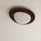 Lampada da soffitto in legno Pebble