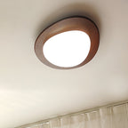 Lampada da soffitto in legno Pebble
