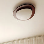Lampada da soffitto in legno Pebble