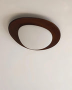 Lampada da soffitto in legno Pebble