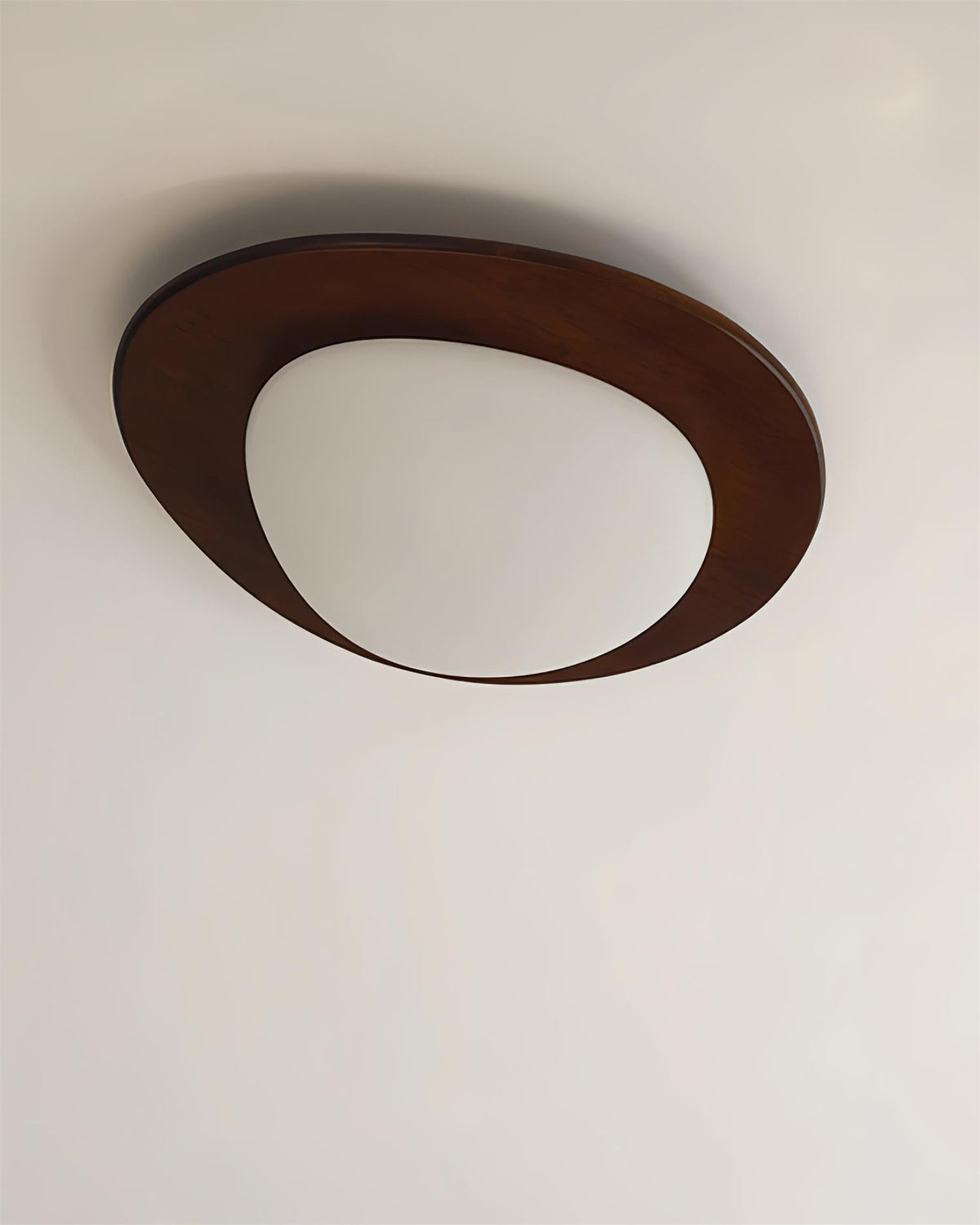 Lampada da soffitto in legno Pebble