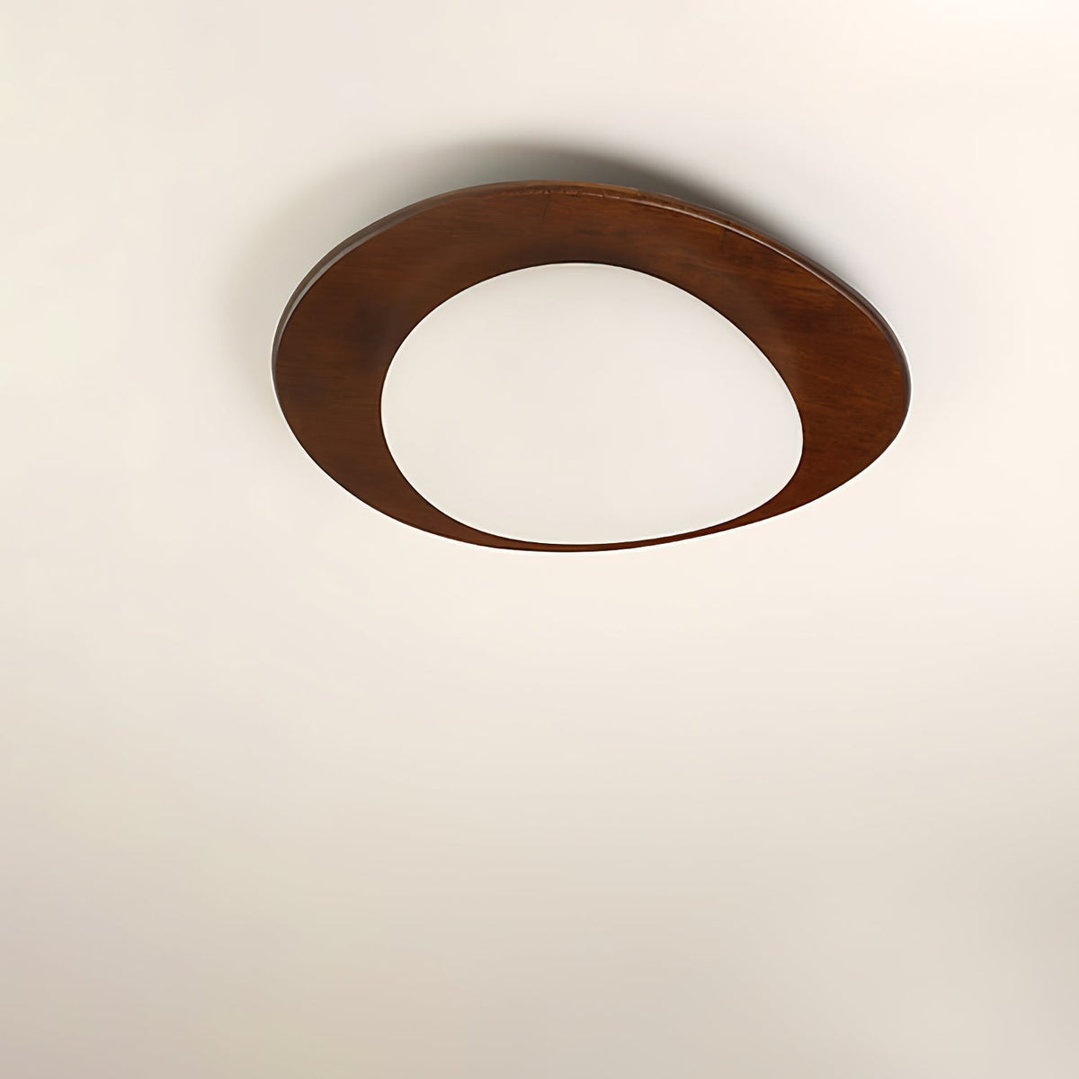 Lampada da soffitto in legno Pebble
