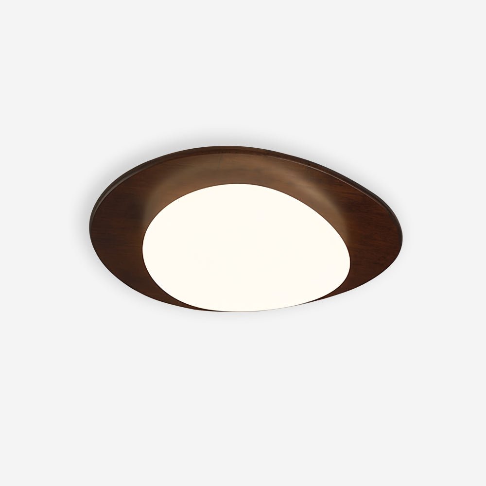 Lampada da soffitto in legno Pebble