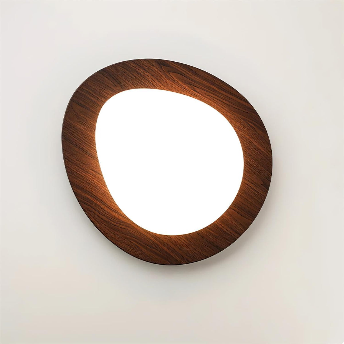Lampada da soffitto in legno Pebble