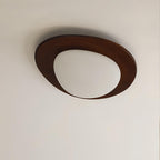 Lampada da soffitto in legno Pebble