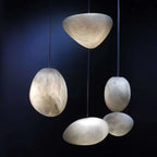 Lampada a sospensione Pebbles in Alabastro