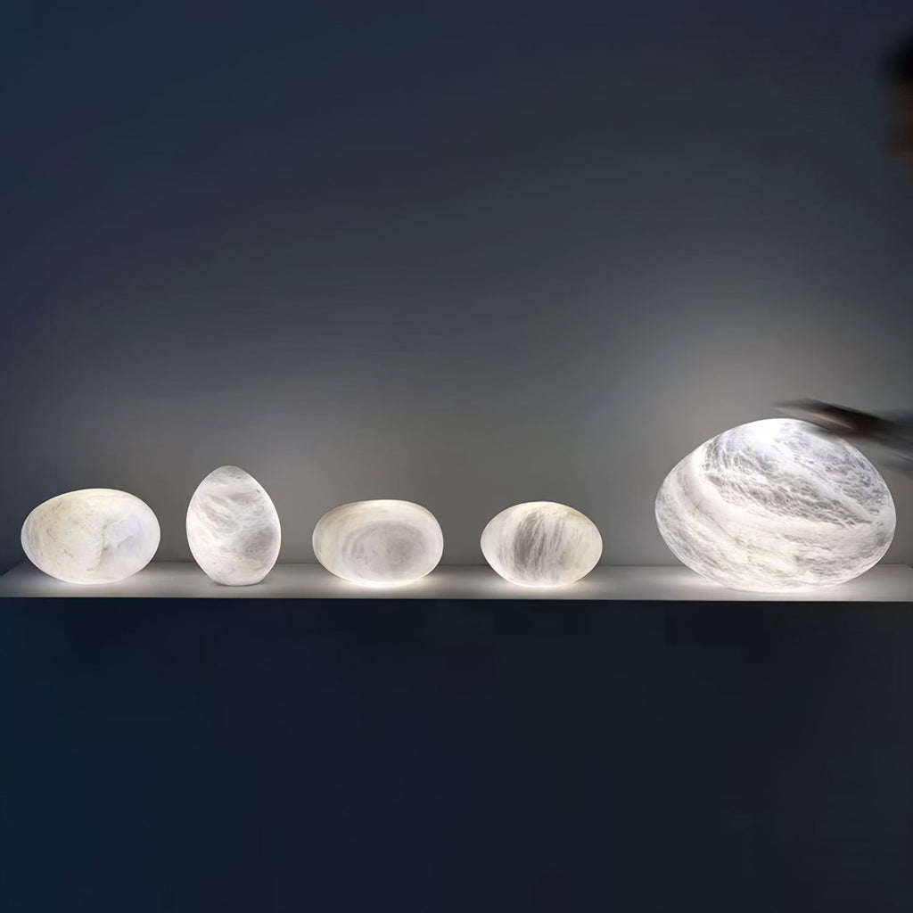 Lampada a sospensione Pebbles in Alabastro