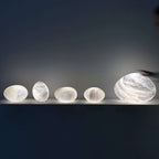Lampada a sospensione Pebbles in Alabastro