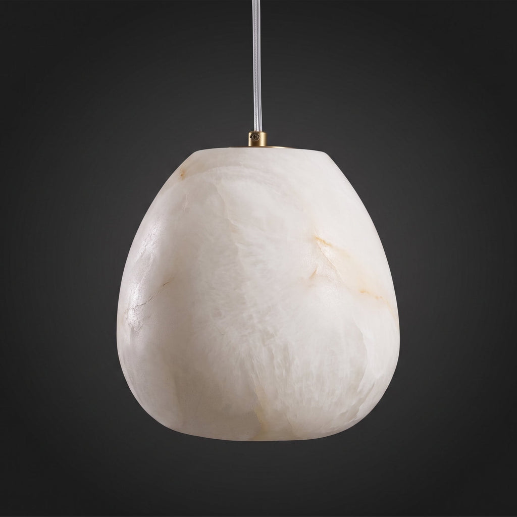 Lampada a sospensione Pebbles in Alabastro