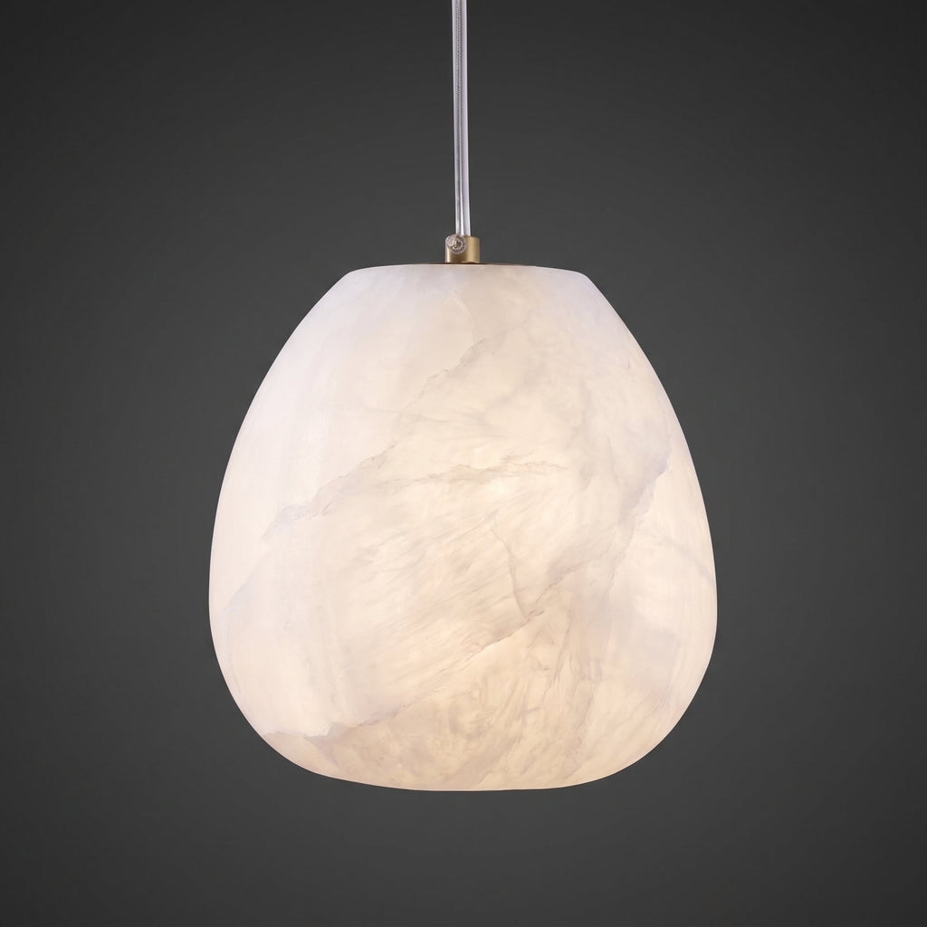Lampada a sospensione Pebbles in Alabastro
