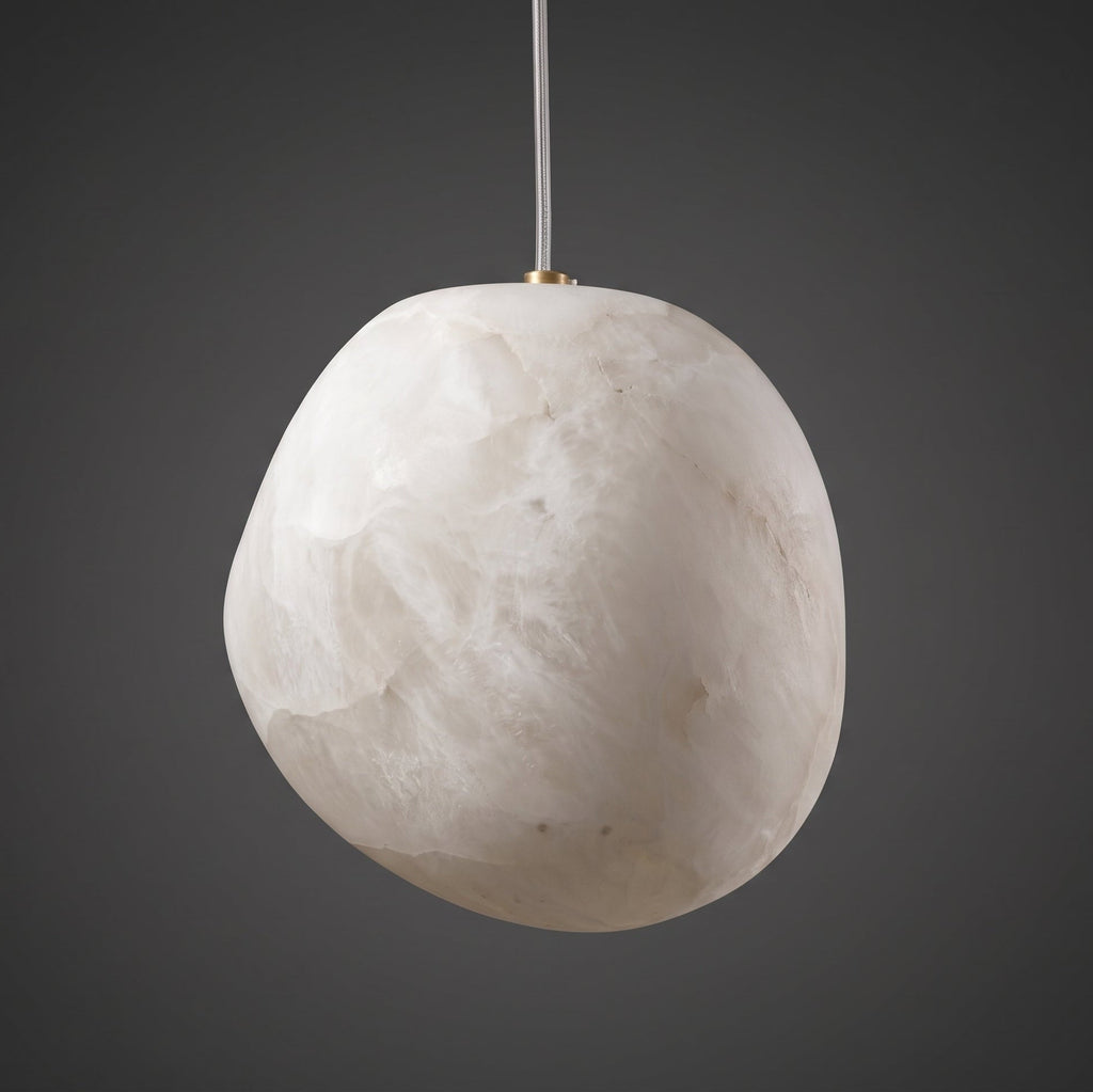 Lampada a sospensione Pebbles in Alabastro