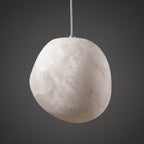 Lampada a sospensione Pebbles in Alabastro