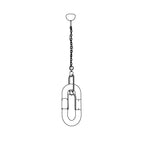 Lampada a sospensione Ermesso – Acciaio inossidabile – Oro/Cromato – Ø 30 cm – Lampada da pranzo moderna per accenti eleganti
