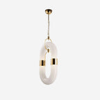 Lampada a sospensione Ermesso – Acciaio inossidabile – Oro/Cromato – Ø 30 cm – Lampada da pranzo moderna per accenti eleganti