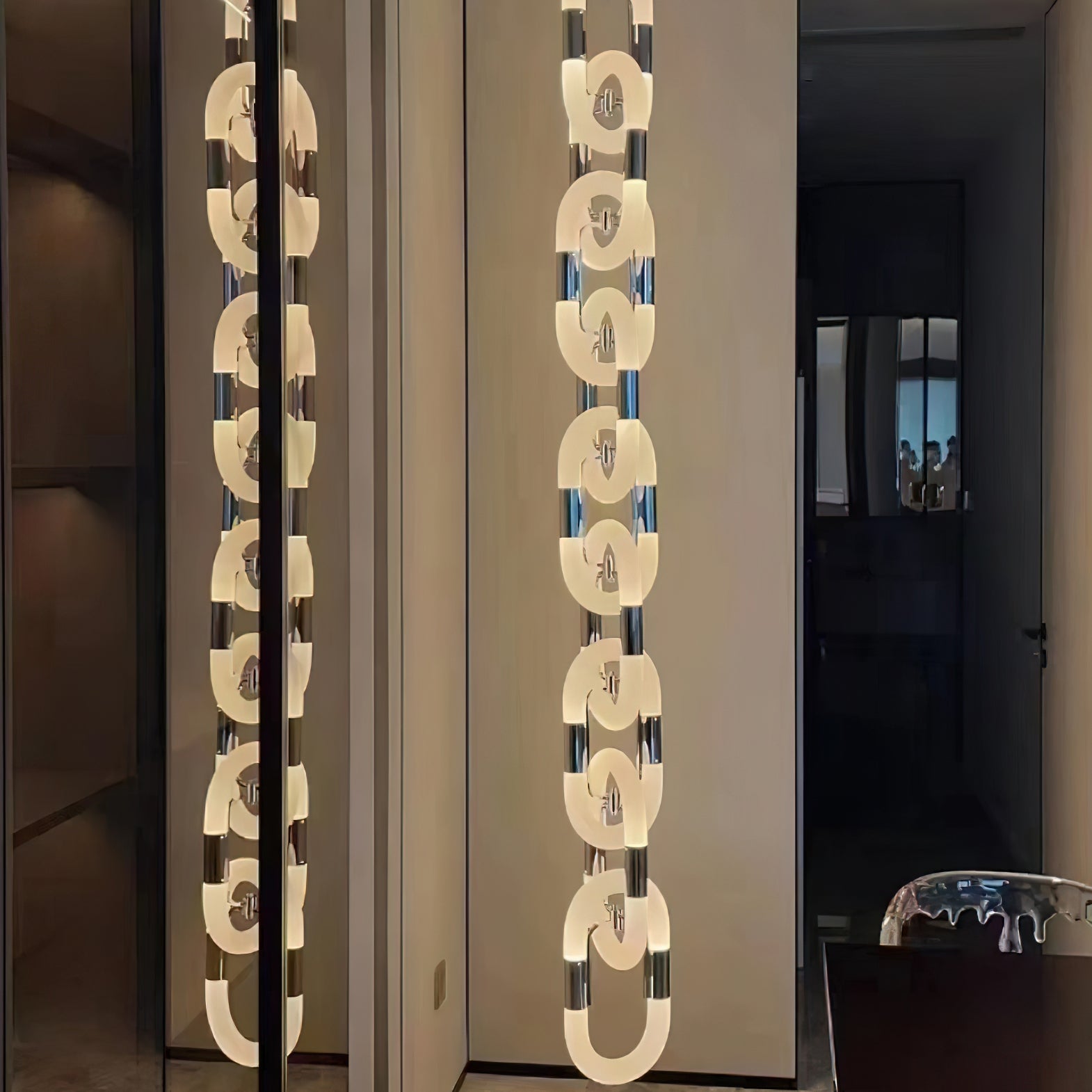 Lampada a sospensione Ermesso – Acciaio inossidabile – Oro/Cromato – Ø 30 cm – Lampada da pranzo moderna per accenti eleganti