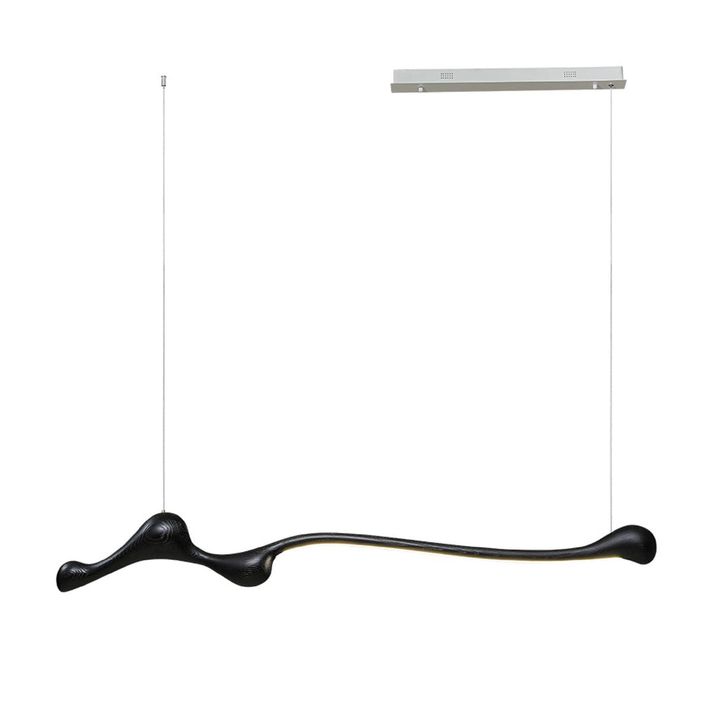 Lampada a sospensione – Legno – Colori naturali – Design moderno – Fatto a mano, Illuminazione LED a risparmio energetico