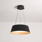 Lampadario – Legno & Acrilico – Nero/Bianco – Ø 46 cm – Design moderno per sala da pranzo e soggiorno