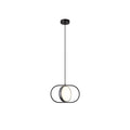 Lampada a sospensione – Metallo – Nero – Ø35 cm – Design moderno per sala da pranzo e soggiorno