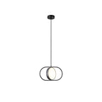 Lampada a sospensione – Metallo – Nero – Ø35 cm – Design moderno per sala da pranzo e soggiorno