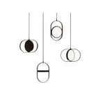 Lampada a sospensione – Metallo – Nero – Ø35 cm – Design moderno per sala da pranzo e soggiorno