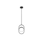Lampada a sospensione – Metallo – Nero – Ø35 cm – Design moderno per sala da pranzo e soggiorno