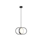 Lampada a sospensione – Metallo – Nero – Ø35 cm – Design moderno per sala da pranzo e soggiorno
