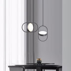 Lampada a sospensione – Metallo – Nero – Ø35 cm – Design moderno per sala da pranzo e soggiorno
