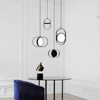 Lampada a sospensione – Metallo – Nero – Ø35 cm – Design moderno per sala da pranzo e soggiorno