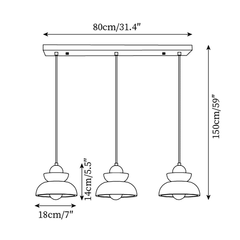 Lampada a sospensione – Travertino e legno – Beige – Ø 30 cm – Design moderno per tavolo da pranzo e soggiorno