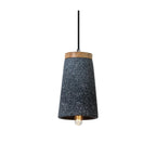 Lampada a sospensione – Cemento & Legno – Grigio – Ø 30 cm – Stile Industriale per Tavolo da Pranzo e Cucina