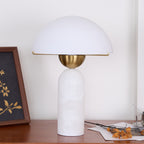 Lampada da Tavolo Peono in Alabastro