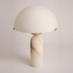 Lampada da Tavolo Peono in Alabastro