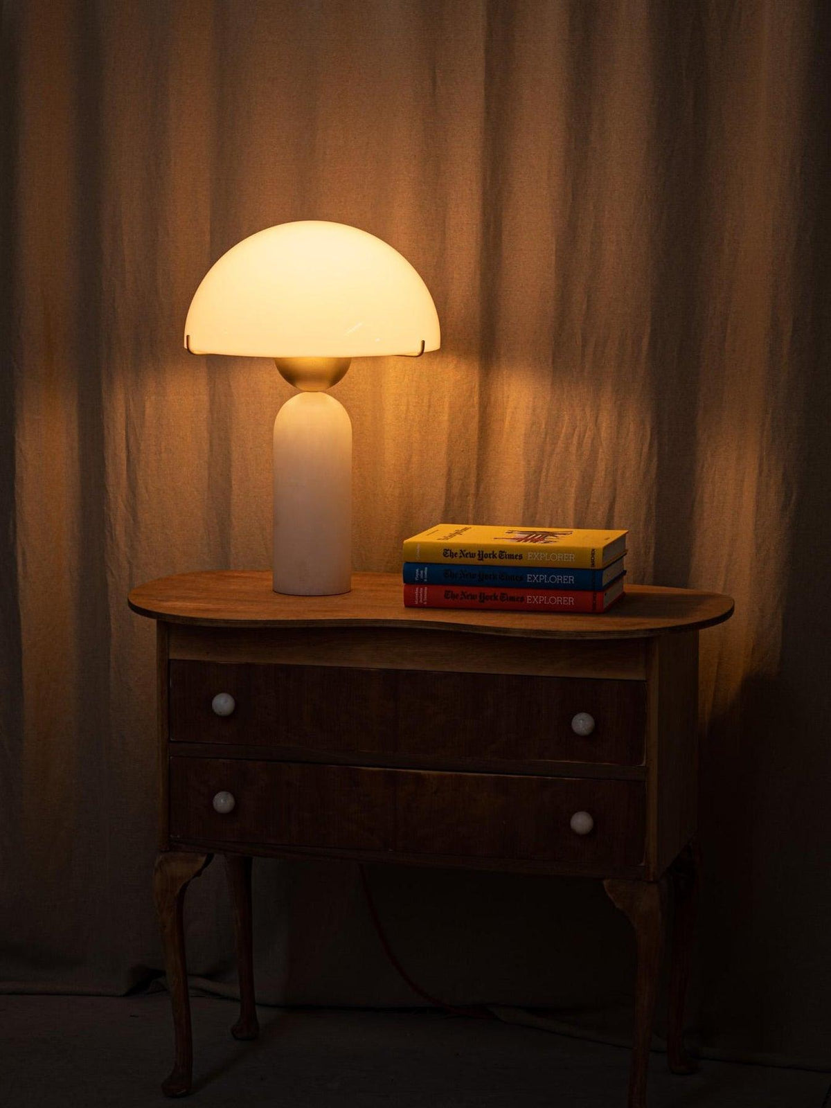 Lampada da Tavolo Peono in Alabastro