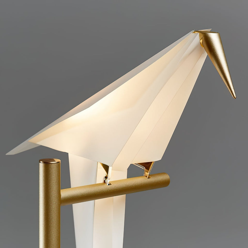 Lampada da Tavolo a Forma di Gru di Carta