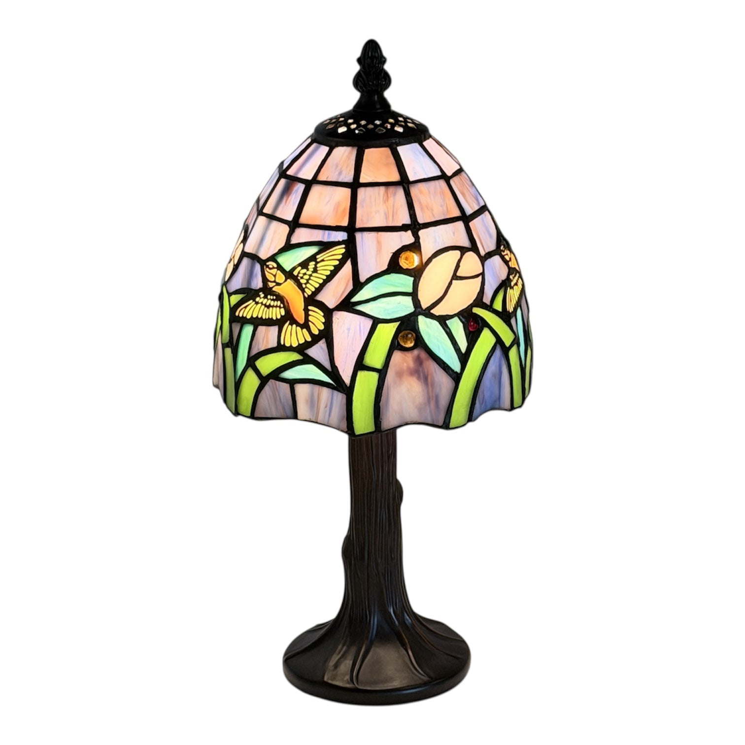 Lampada da Tavolo Mini Tiffany 15cm Minster Rudford