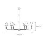 Lampadario Grande in Tessuto Industriale Vintage Arthaila