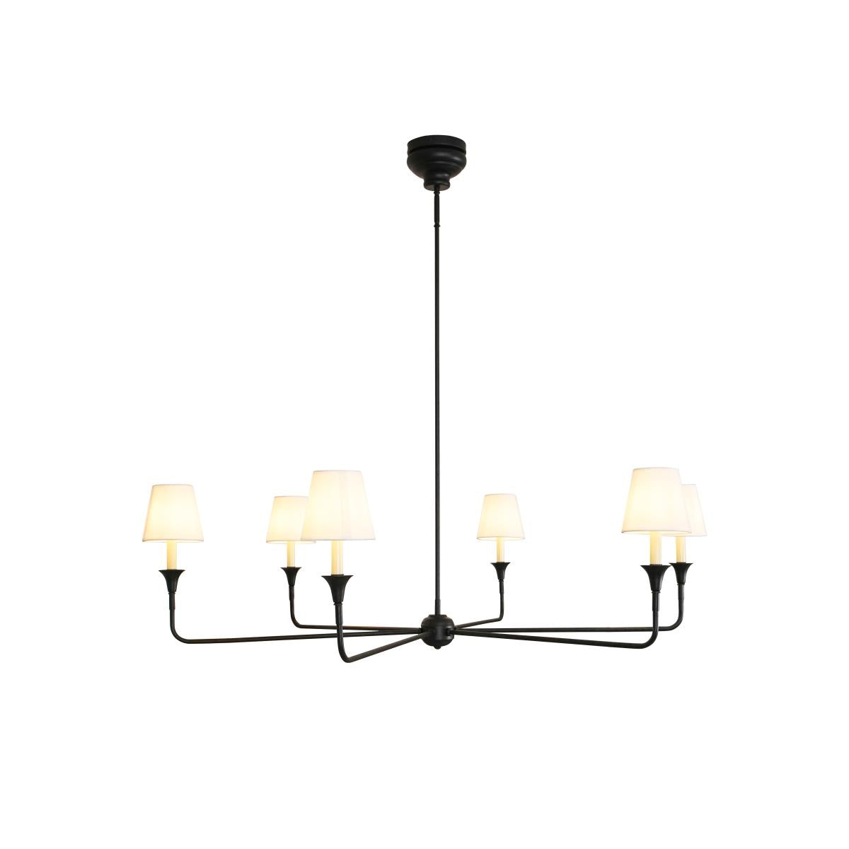 Lampadario Grande in Tessuto Industriale Vintage Arthaila