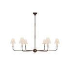 Lampadario Grande in Tessuto Industriale Vintage Arthaila