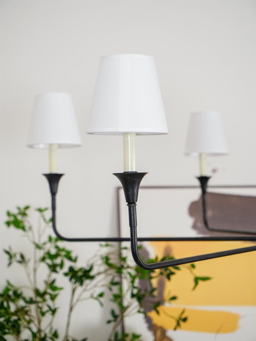 Lampadario Grande in Tessuto Industriale Vintage Arthaila