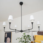 Lampadario Grande in Tessuto Industriale Vintage Arthaila