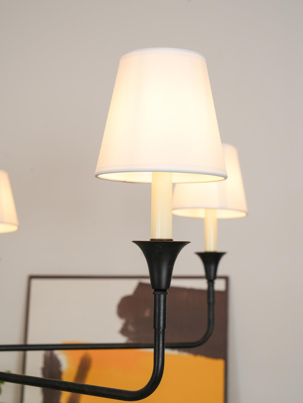Lampadario Grande in Tessuto Industriale Vintage Arthaila