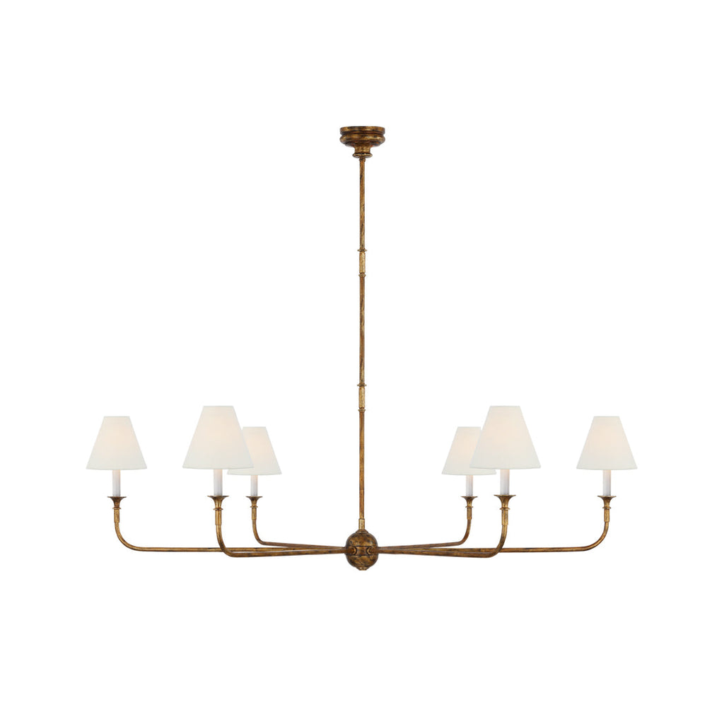 Lampadario Grande in Tessuto Industriale Vintage Arthaila