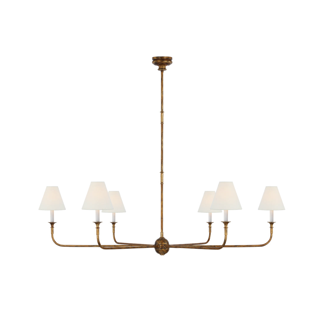 Lampadario Grande in Tessuto Industriale Vintage Arthaila
