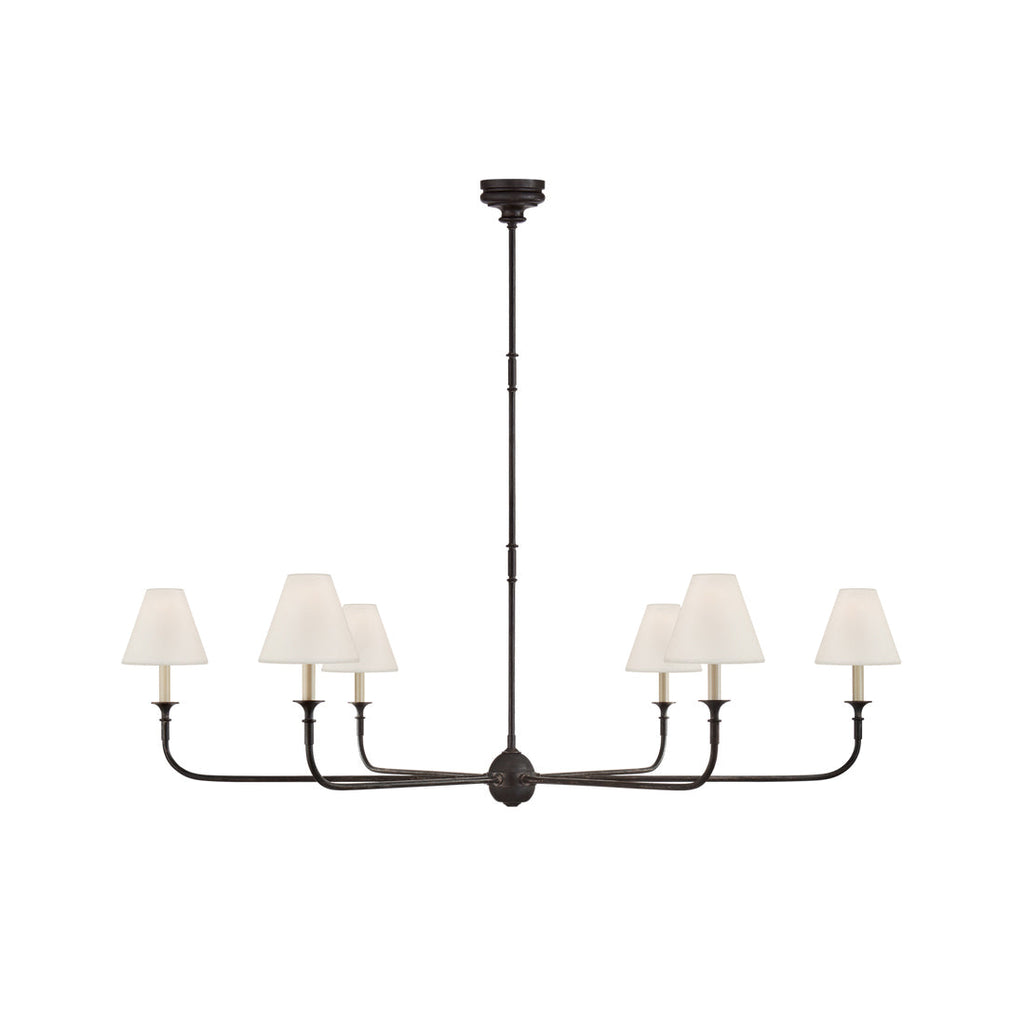 Lampadario Grande in Tessuto Industriale Vintage Arthaila